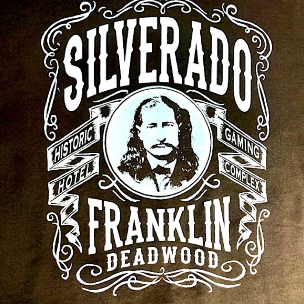 Wild Bill-Silverado Franklin Casino,Deadwood SDak Brown Sweatshirt  Size Large